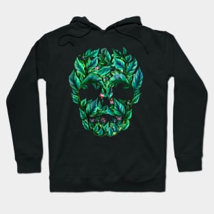 Deadly nightshade skull Hoodie